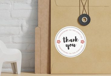 thank you αυτοκόλλητο